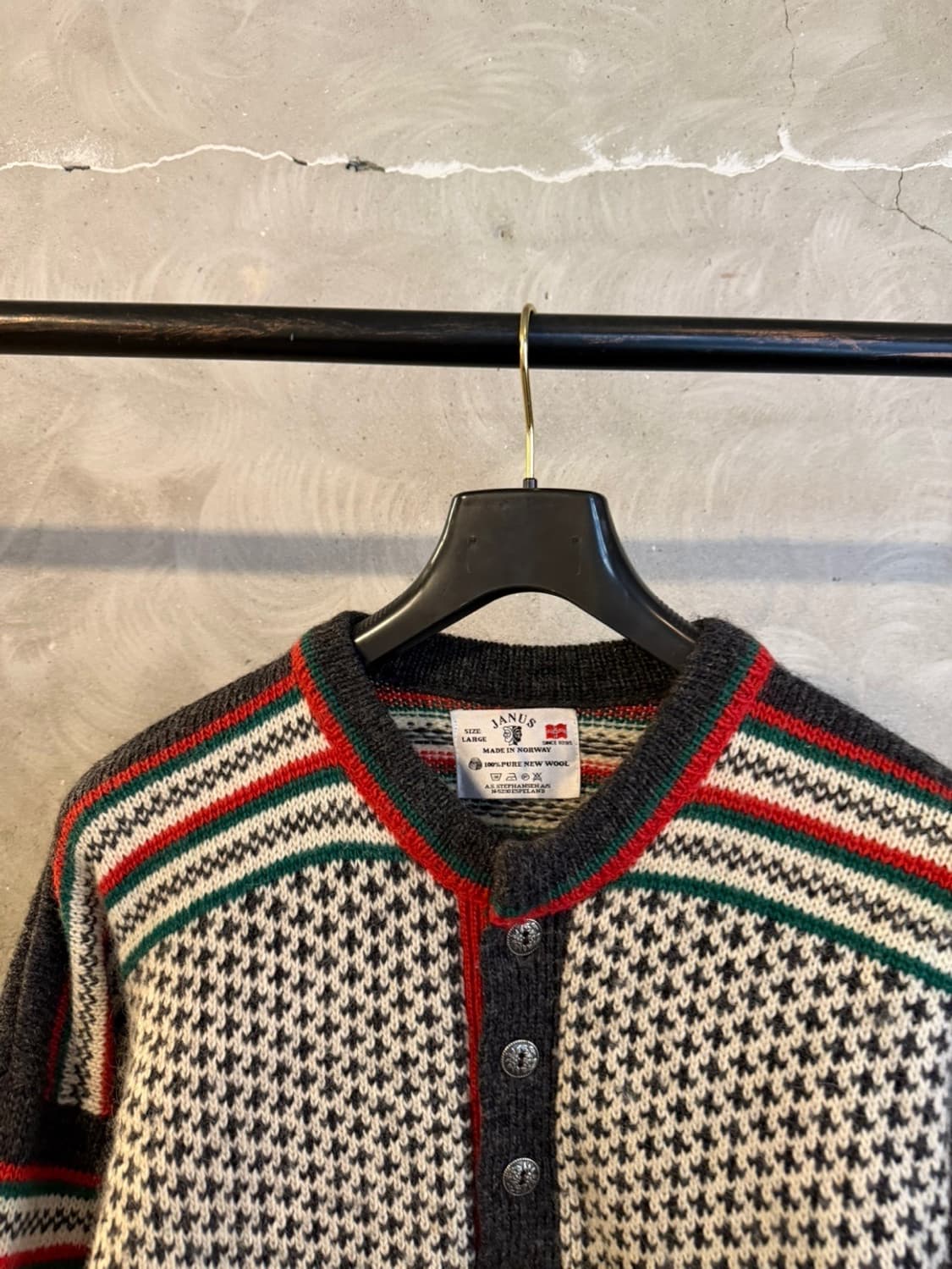 JANUS 노르딕 헨리넥 니트 105 상품이미지7