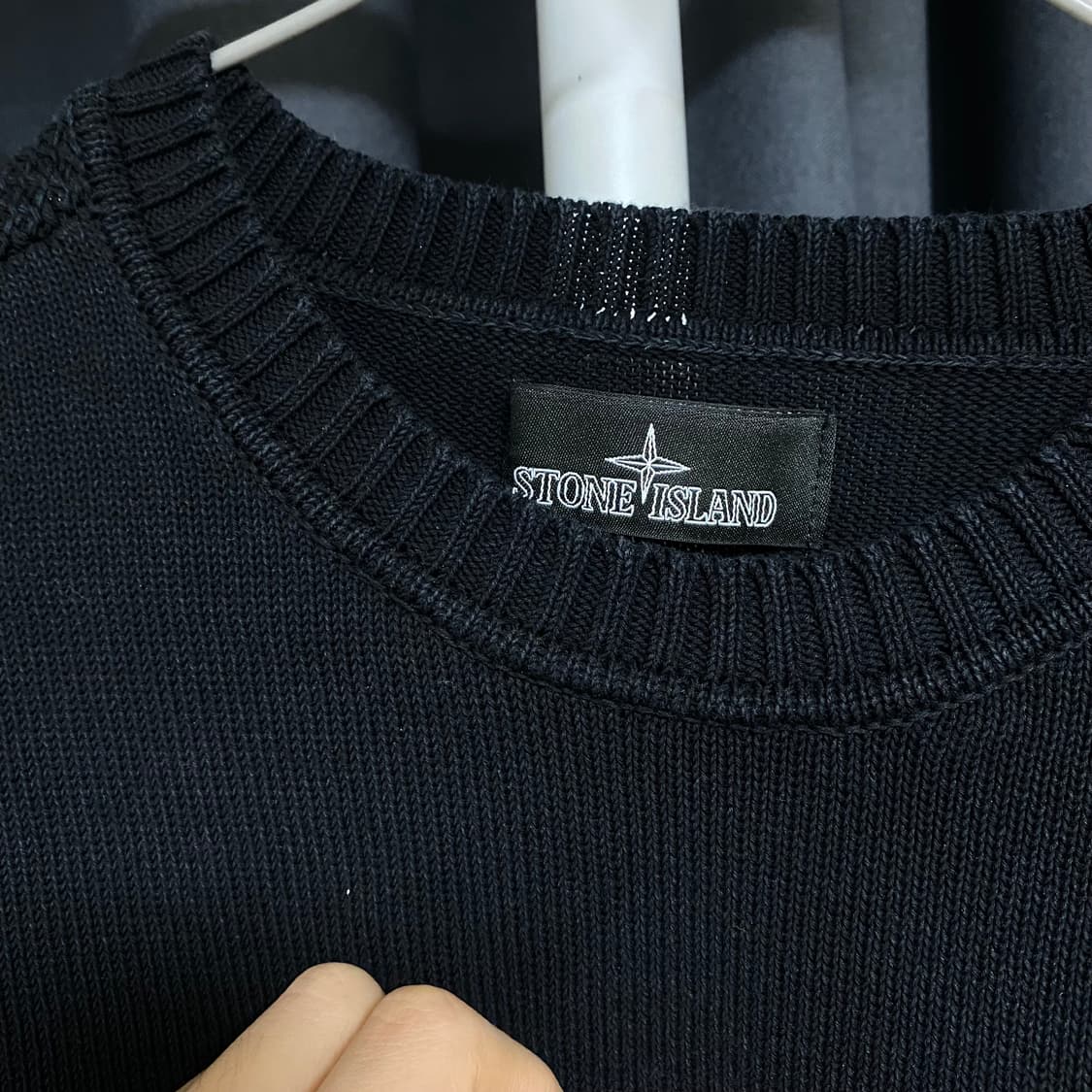 스톤아일랜드 쉐도우프로젝트 20ss 니트 블랙 L 상품이미지5