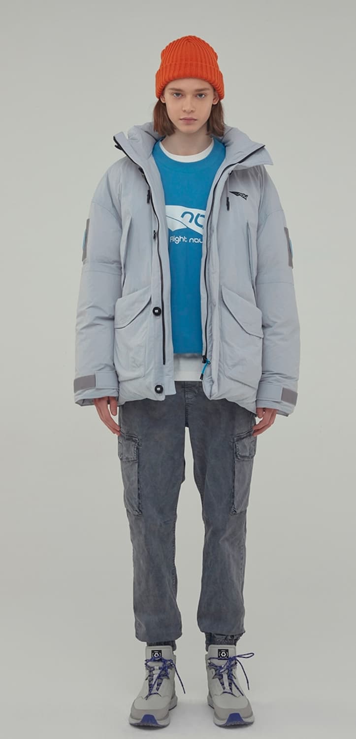 (착샷) NAU 나우 다운 패딩 스킨 점퍼 상품이미지9