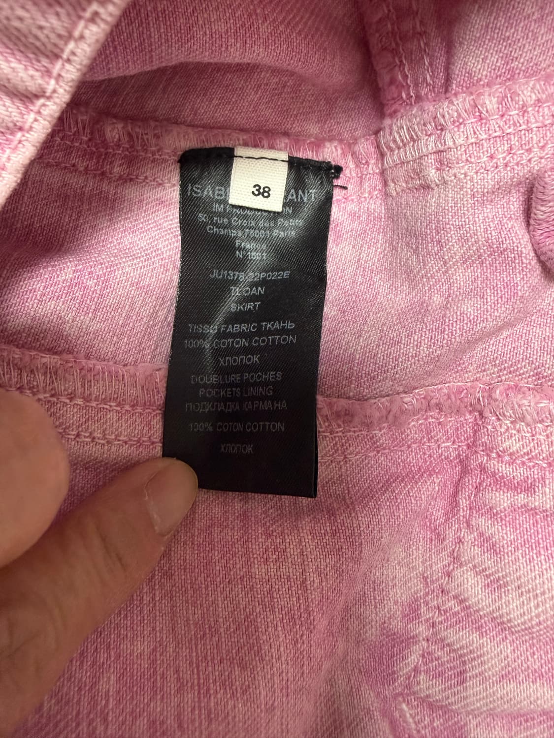 이자벨 마랑 에뚜왈(Isabel Marant Étoile) 워싱 데님 미 상품이미지5