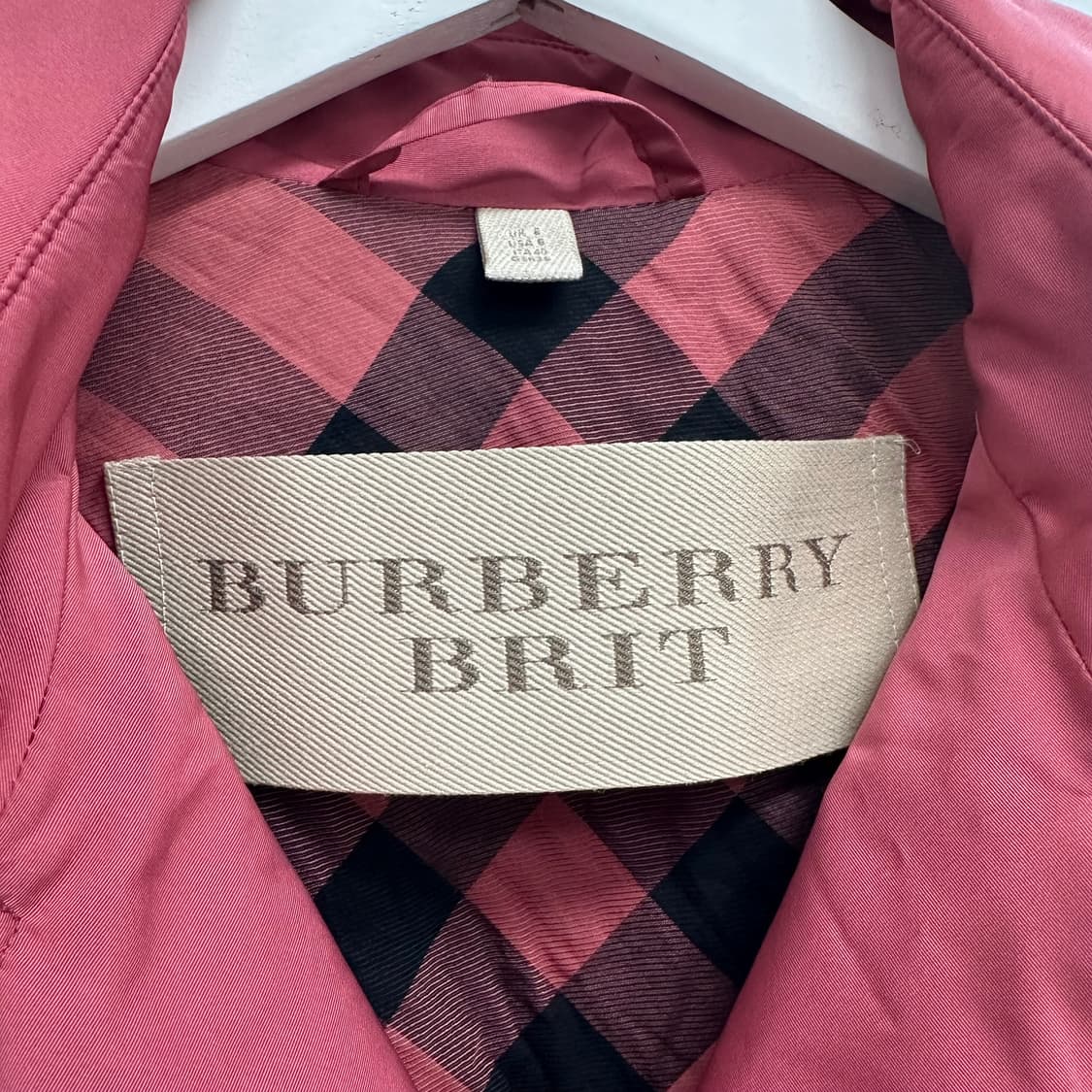 버버리 후드 하프 트렌치코트 자켓 상품이미지6