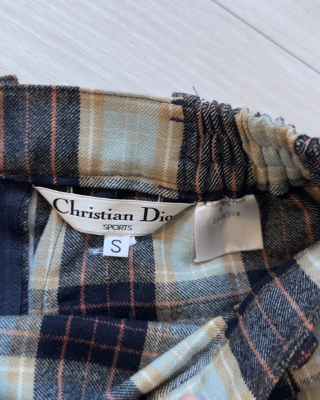 [Christian Dior Sports] Checked Skirt 상품이미지6