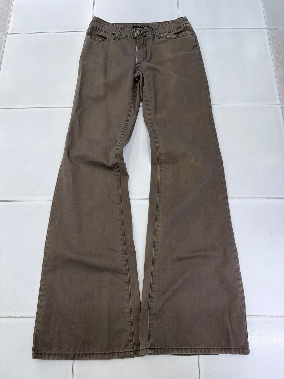 bold button bootcut pants 상품이미지1