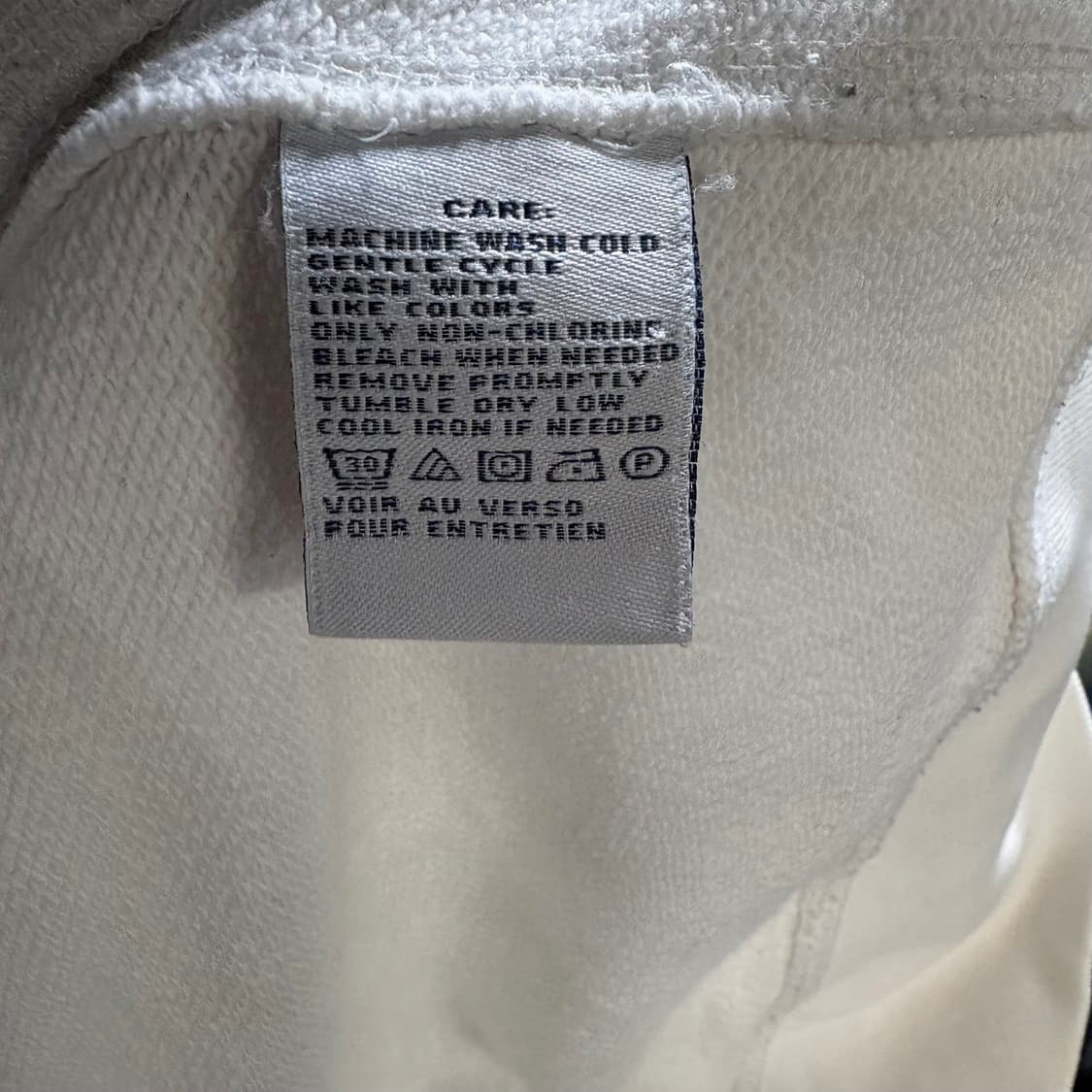 폴로 화이트 후드집업 L 상품이미지7