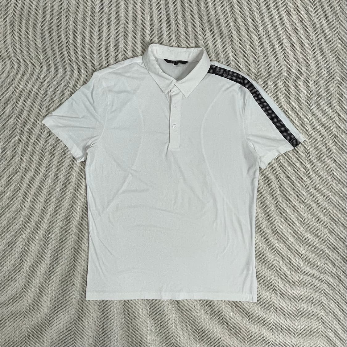 엘르골프 화이트 반팔 카라티 100 상품이미지1