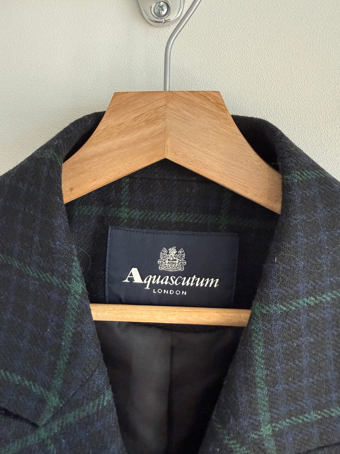 아쿠아스큐텀(Aquascutum) 울 체크 더블 자켓(이태리 패브릭) 상품이미지6