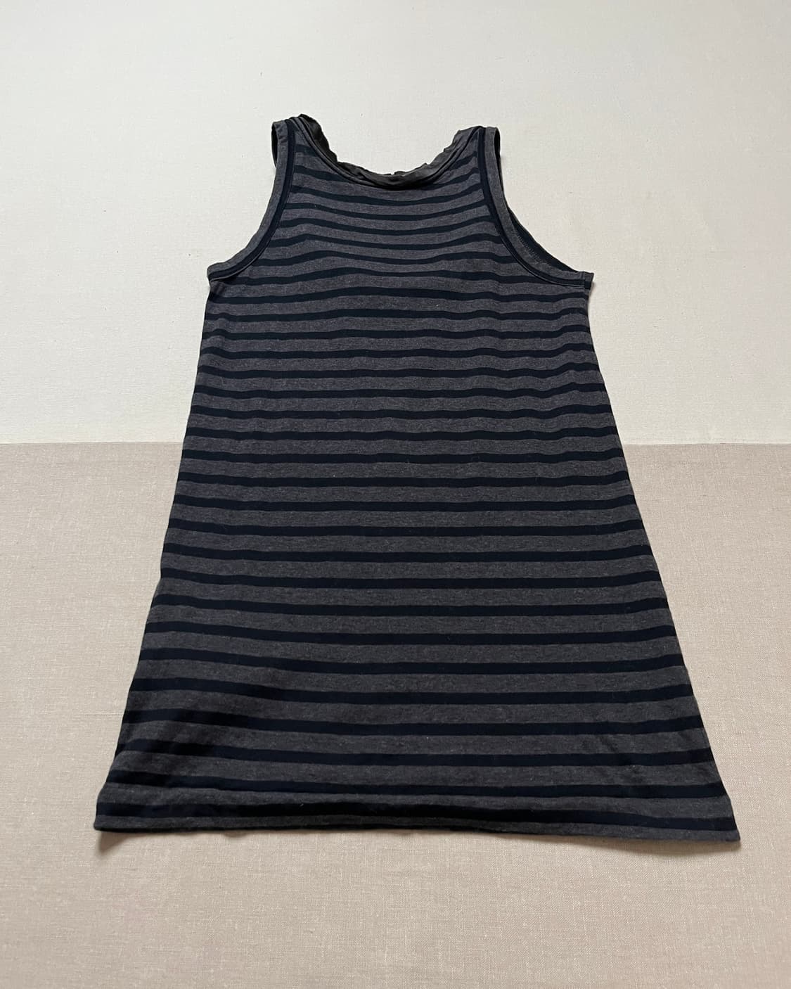 사카이 스트라이프 큐프라넥 슬리브리스 sacai 탱크탑 상품이미지4