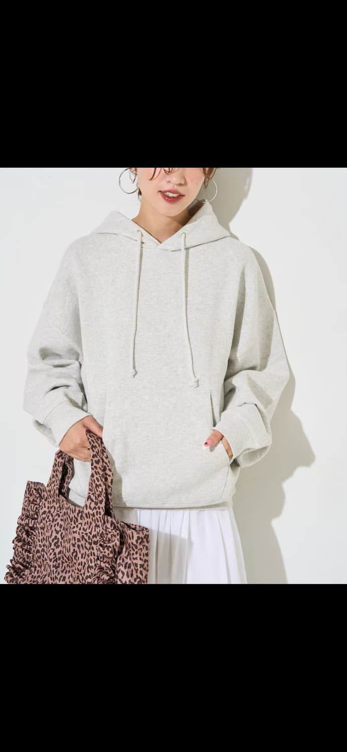 프릭스스토어 숏랭스 12온스 헤비웨이트 후디(라이트그레이) 상품이미지1