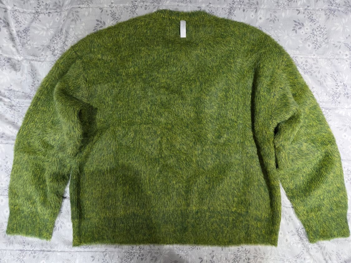 노매뉴얼 헤어리 그린 니트 상품이미지3