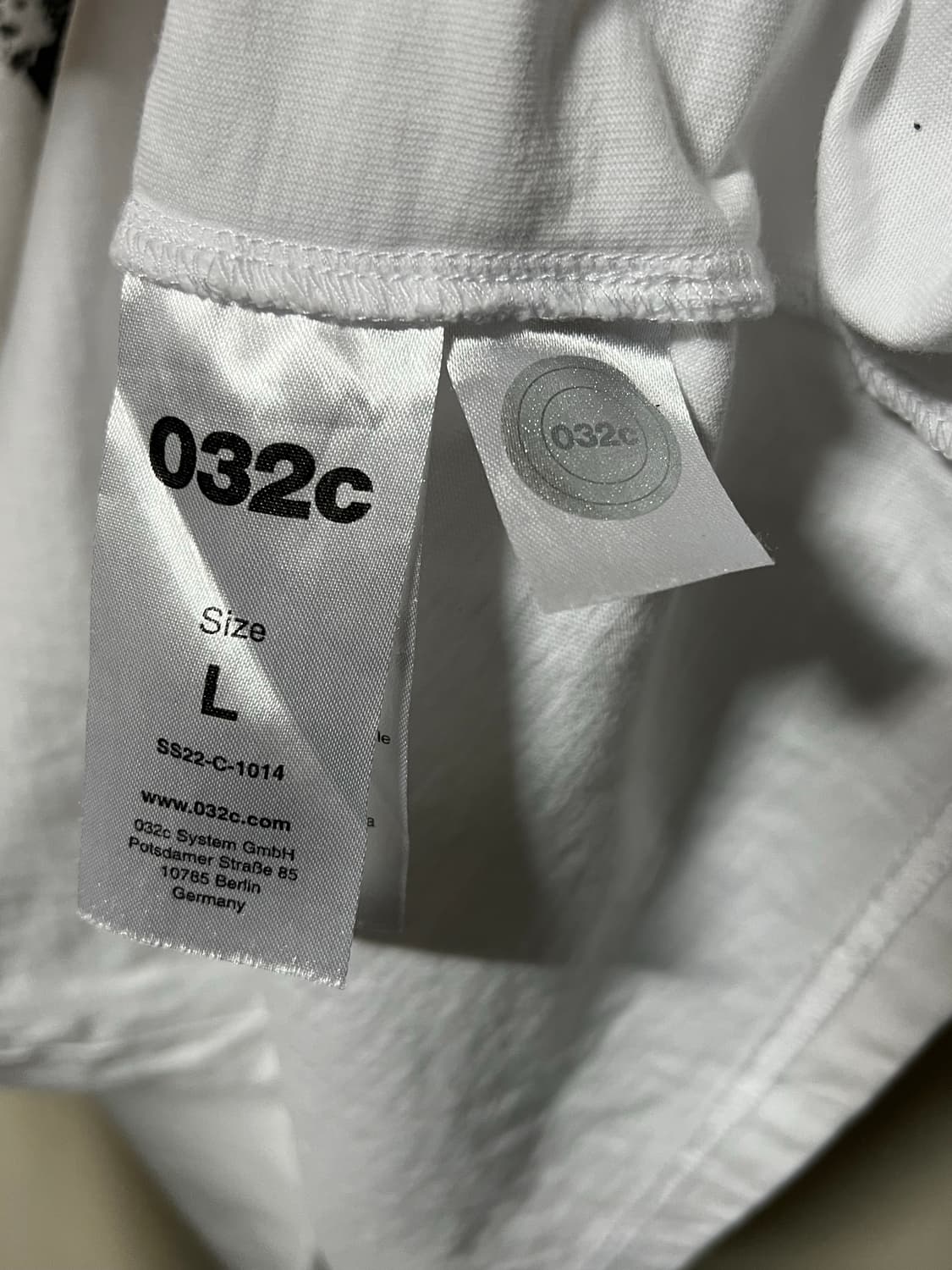032c 바코드 티셔츠 L 상품이미지6