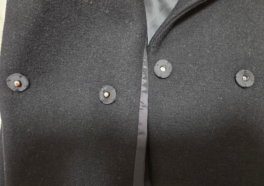 띠어리 가죽 믹스 코트 상품이미지3