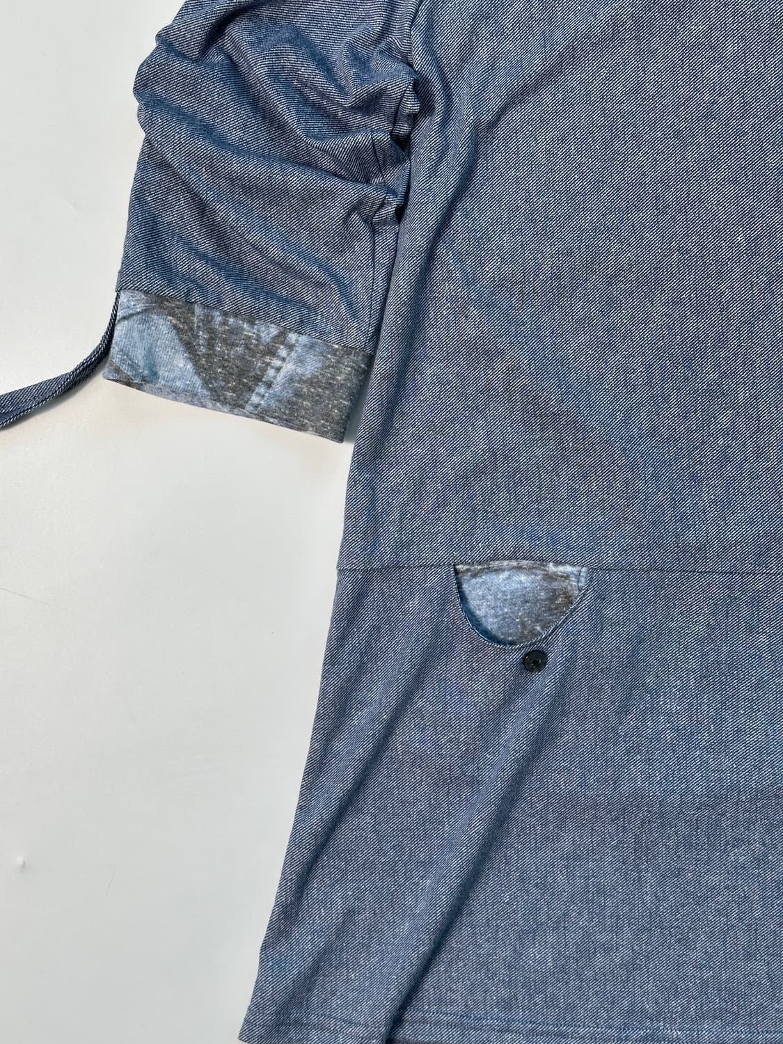 블루 스트링 소매 원피스  상품이미지8