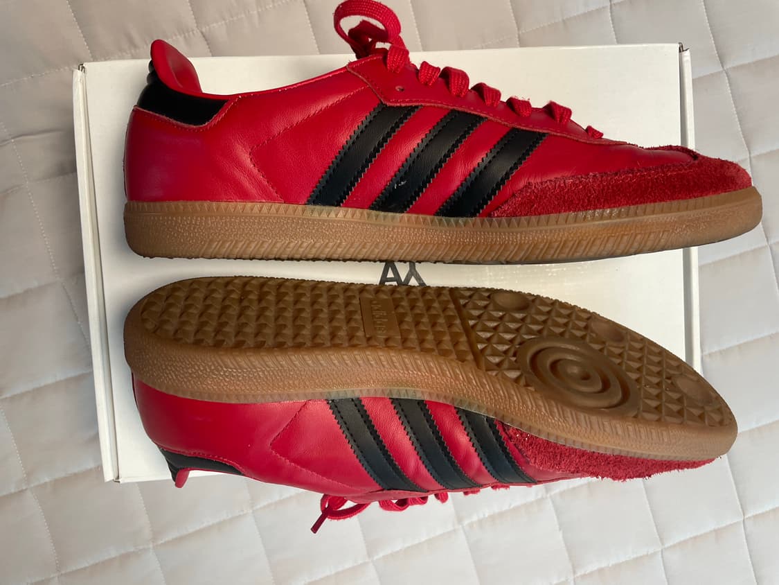 아디다스 삼바 레드 운동화 270 상품이미지3