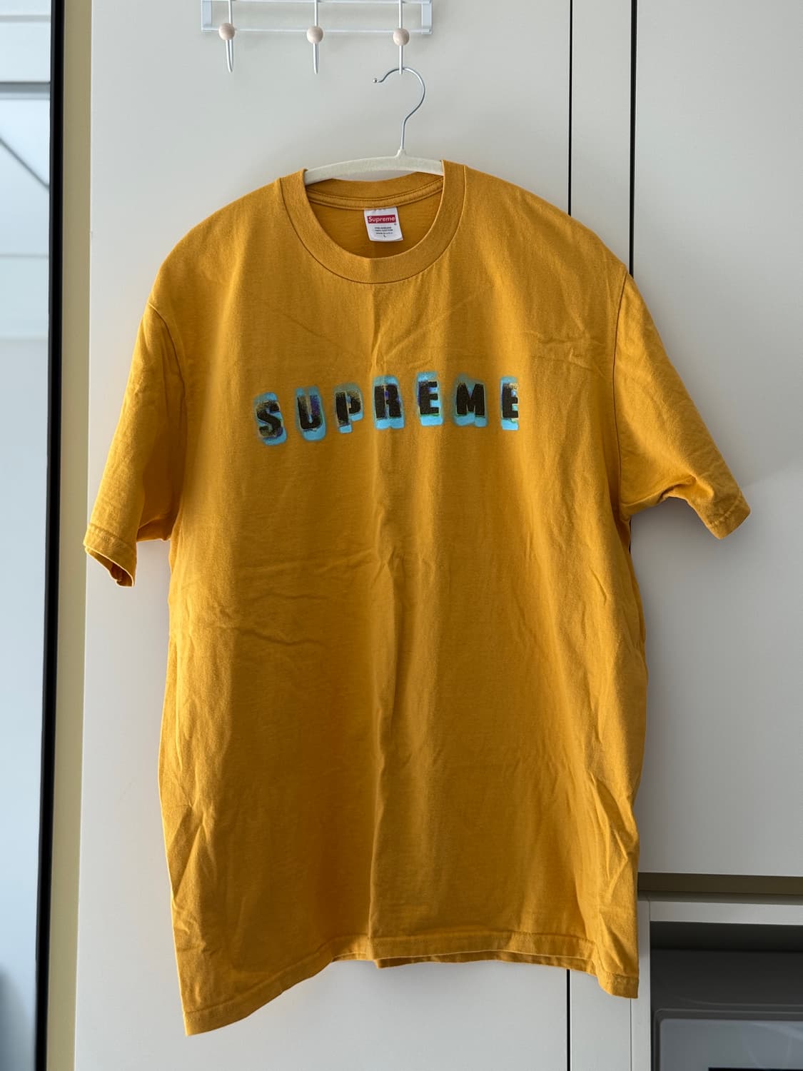 18FW 슈프림 리퀴드 티셔츠 머스타드 (Supreme Liquid Te 상품이미지1