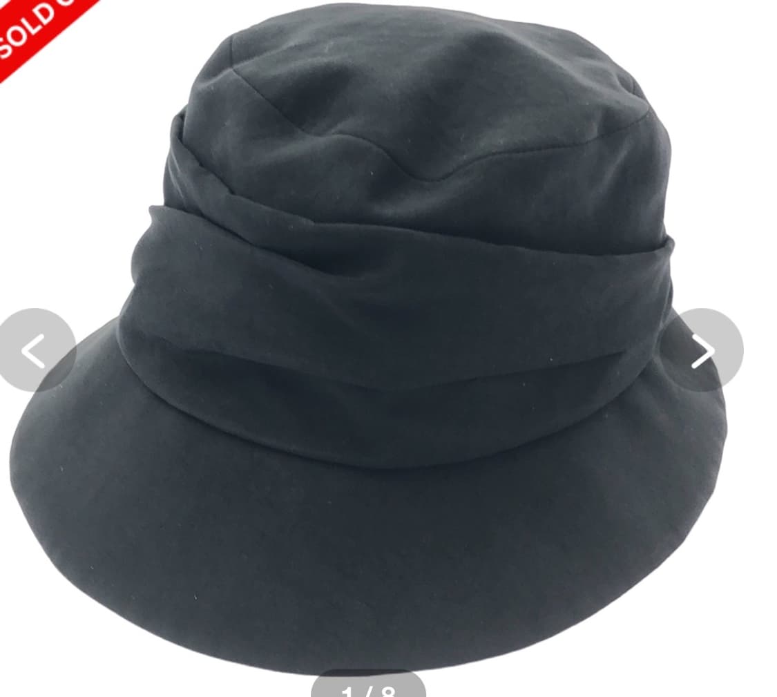 요지야마모토 드레이프 버킷햇 상품이미지4