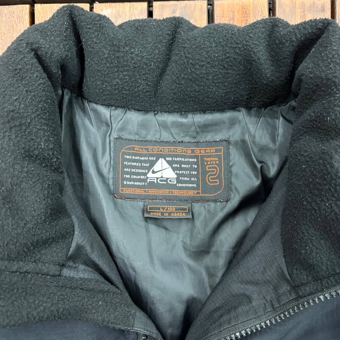 (L) 00s 나이키 ACG 립스탑 덕다운 패딩 상품이미지7