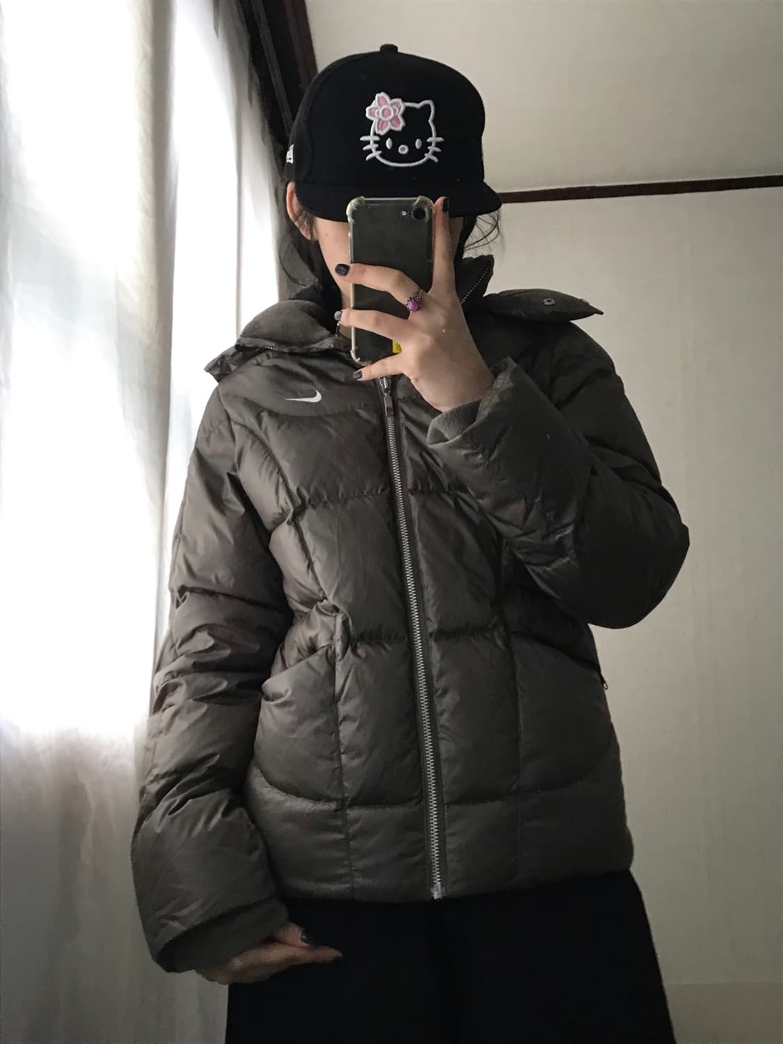 나이키 브라운 후드 패딩 상품이미지5