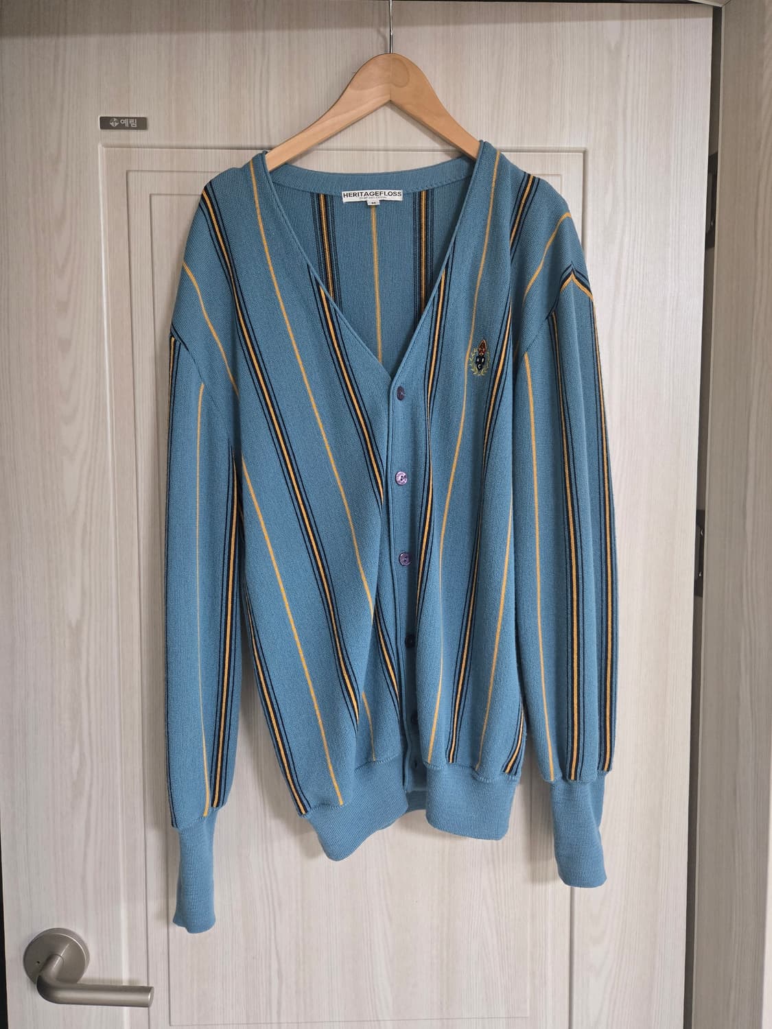 헤리티지 플로스 스트라이프 가디건 M 상품이미지1