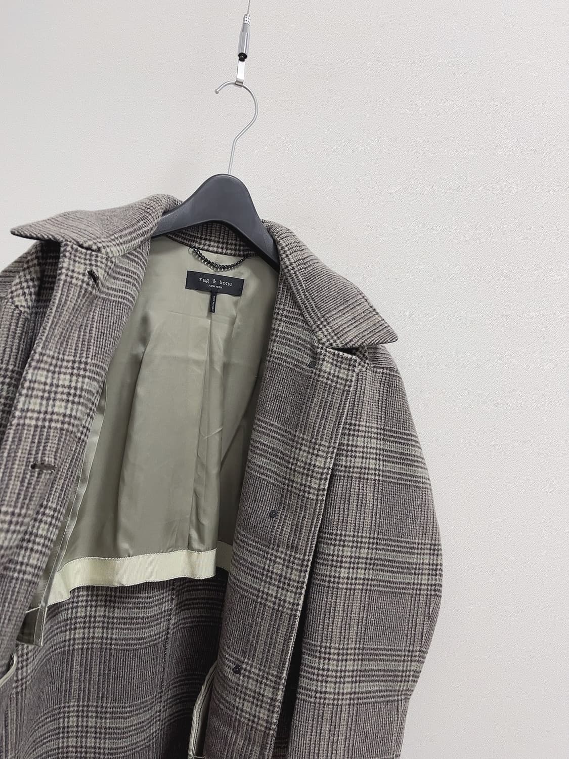 랙앤본 울 캐시미어 블렌디드 코쿤 코트  상품이미지5