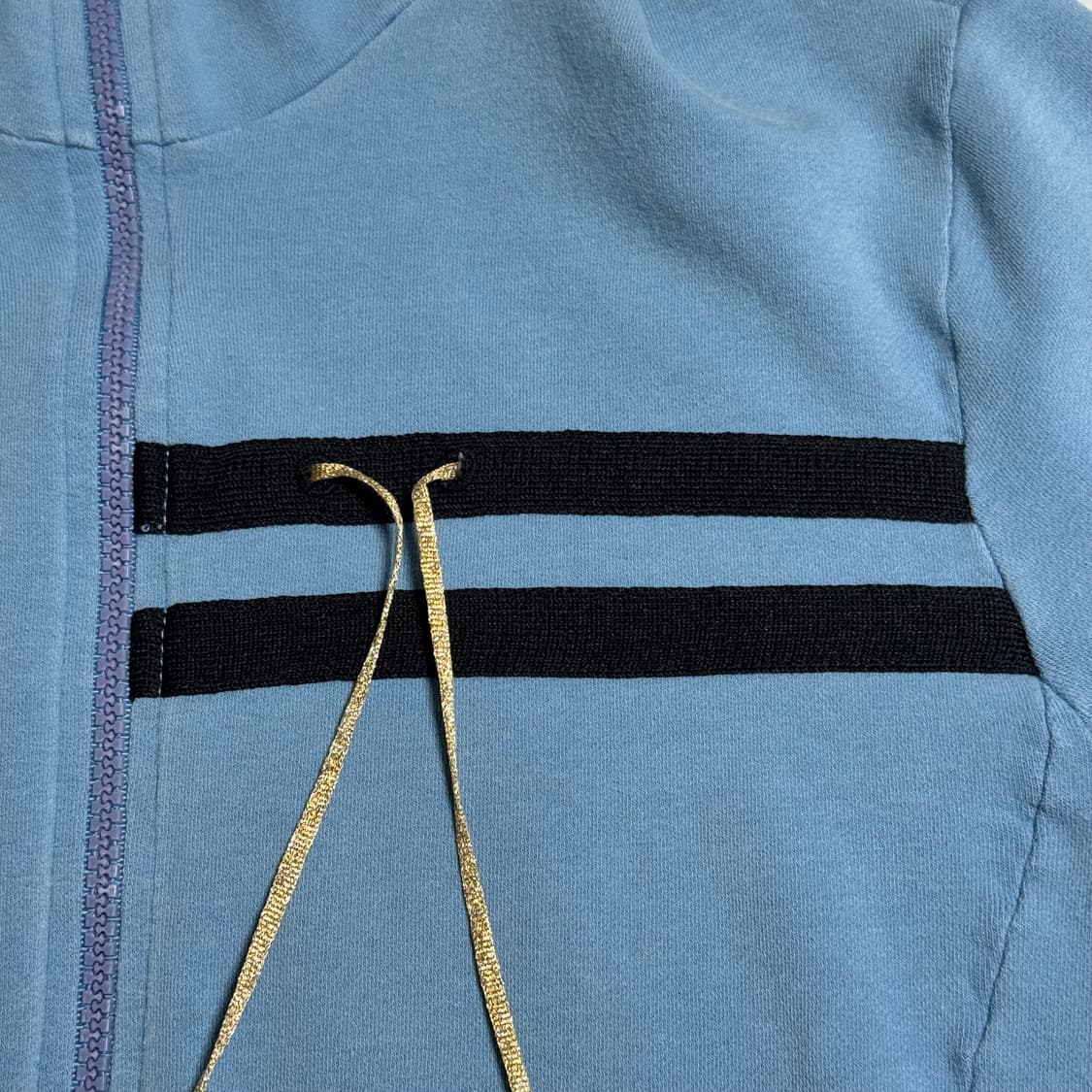 Diesel cotton high neck zip-up(Blue) 상품이미지3