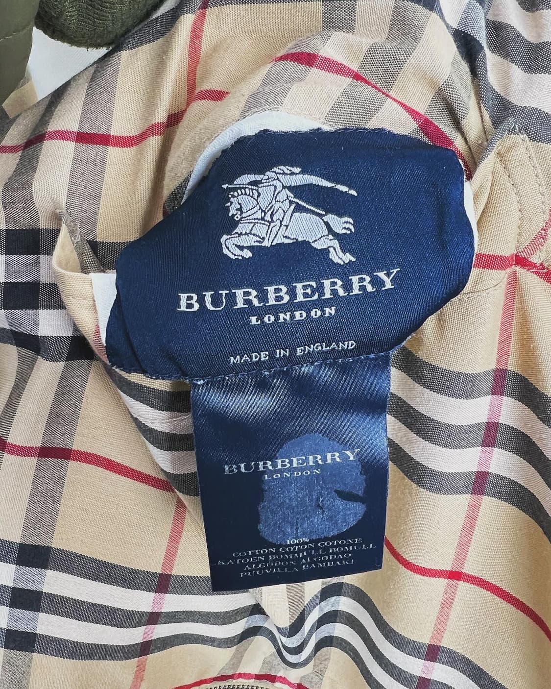 버버리 베이지 노바체크 리버시블 블루종 자켓 상품이미지8