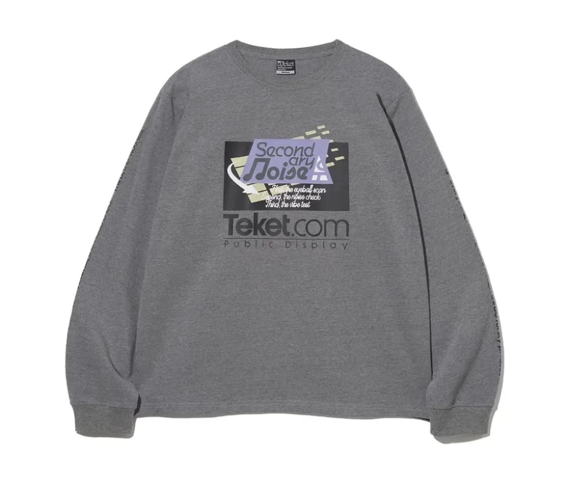 테켓 롱슬리브 그레이 m 상품이미지1