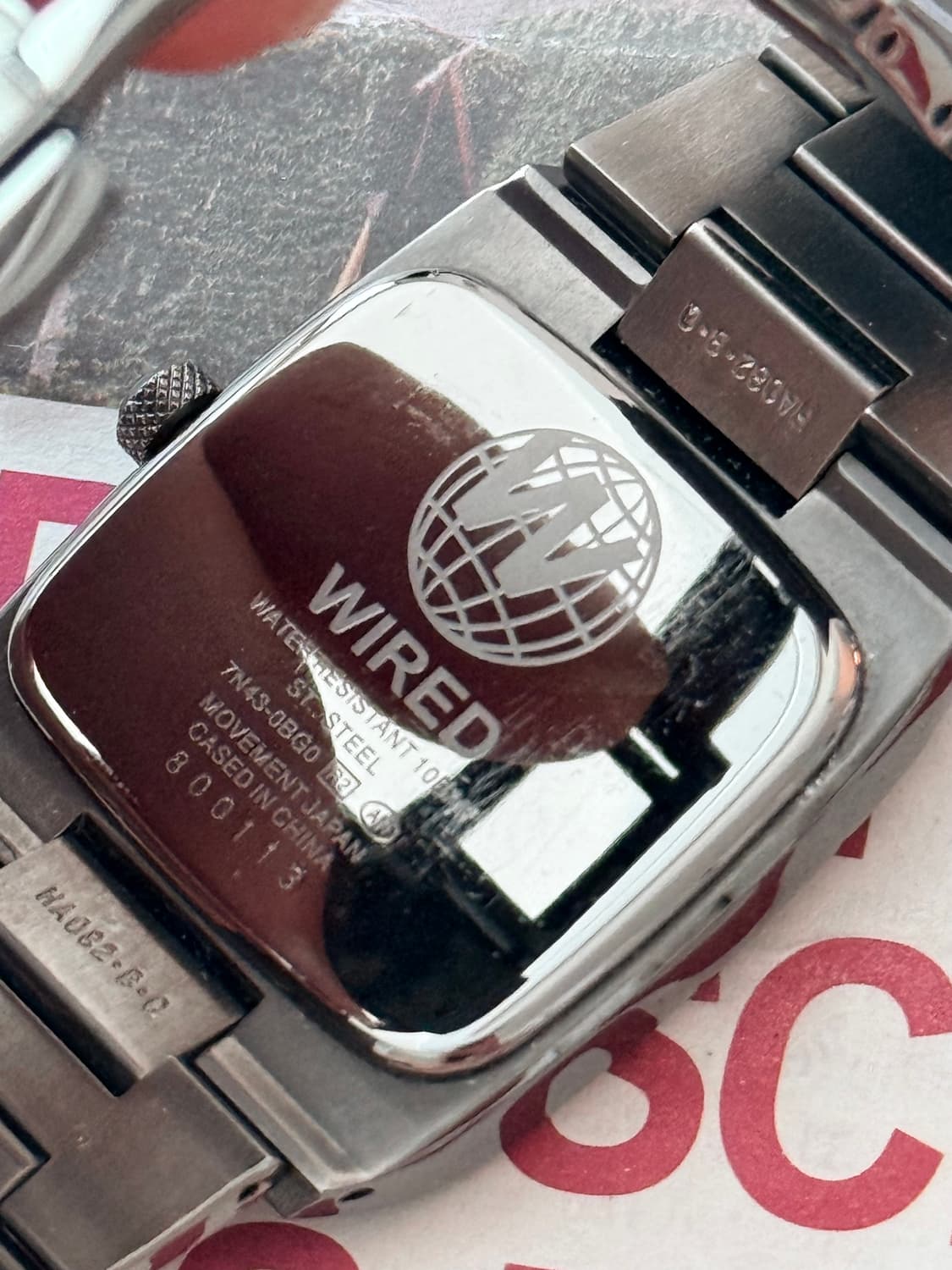Wired 와이어드 Square Quartz Day-Date 상품이미지4