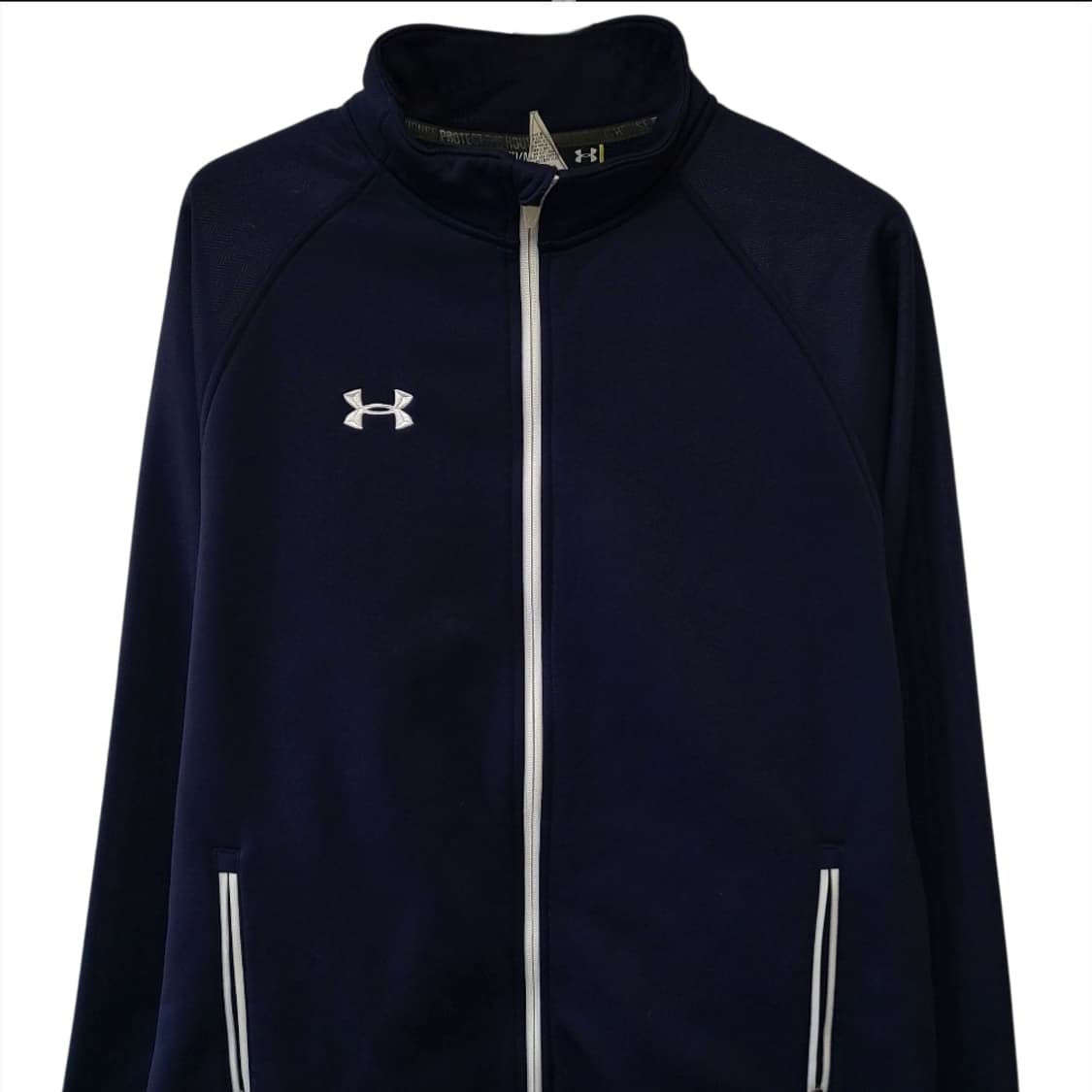 언더아머 네이비 져지 100-105 트랙탑 상품이미지2