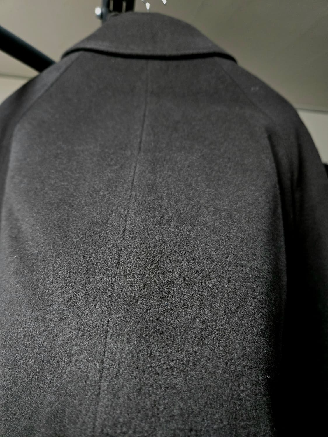 어나더오피스 차콜브라운 앰플 발마칸 캐시미어 코트 3사이즈 105 110 상품이미지5