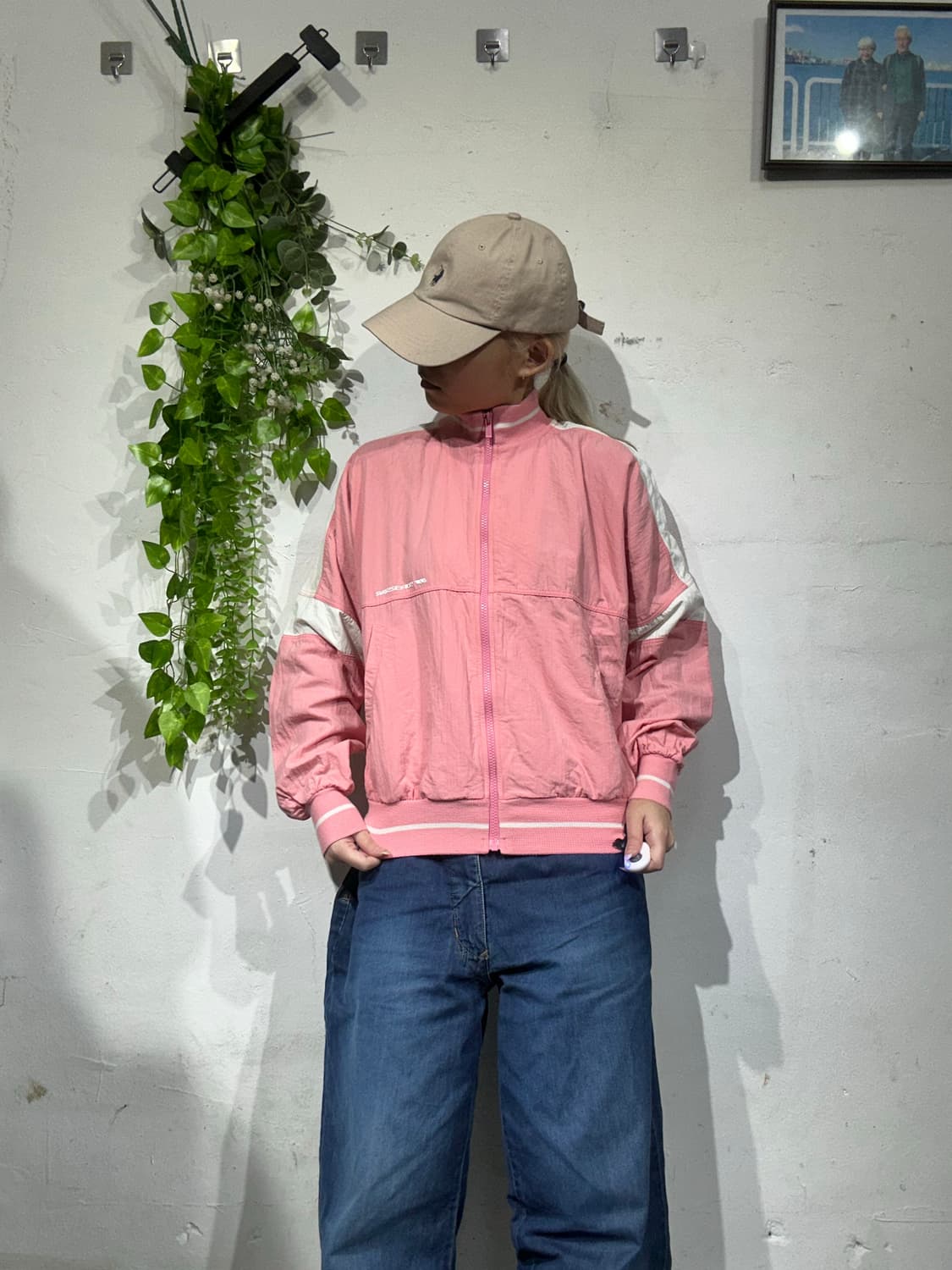 미즈노 재팬 핑크 오버핏 져지 트랙탑 져지 90 상품이미지2