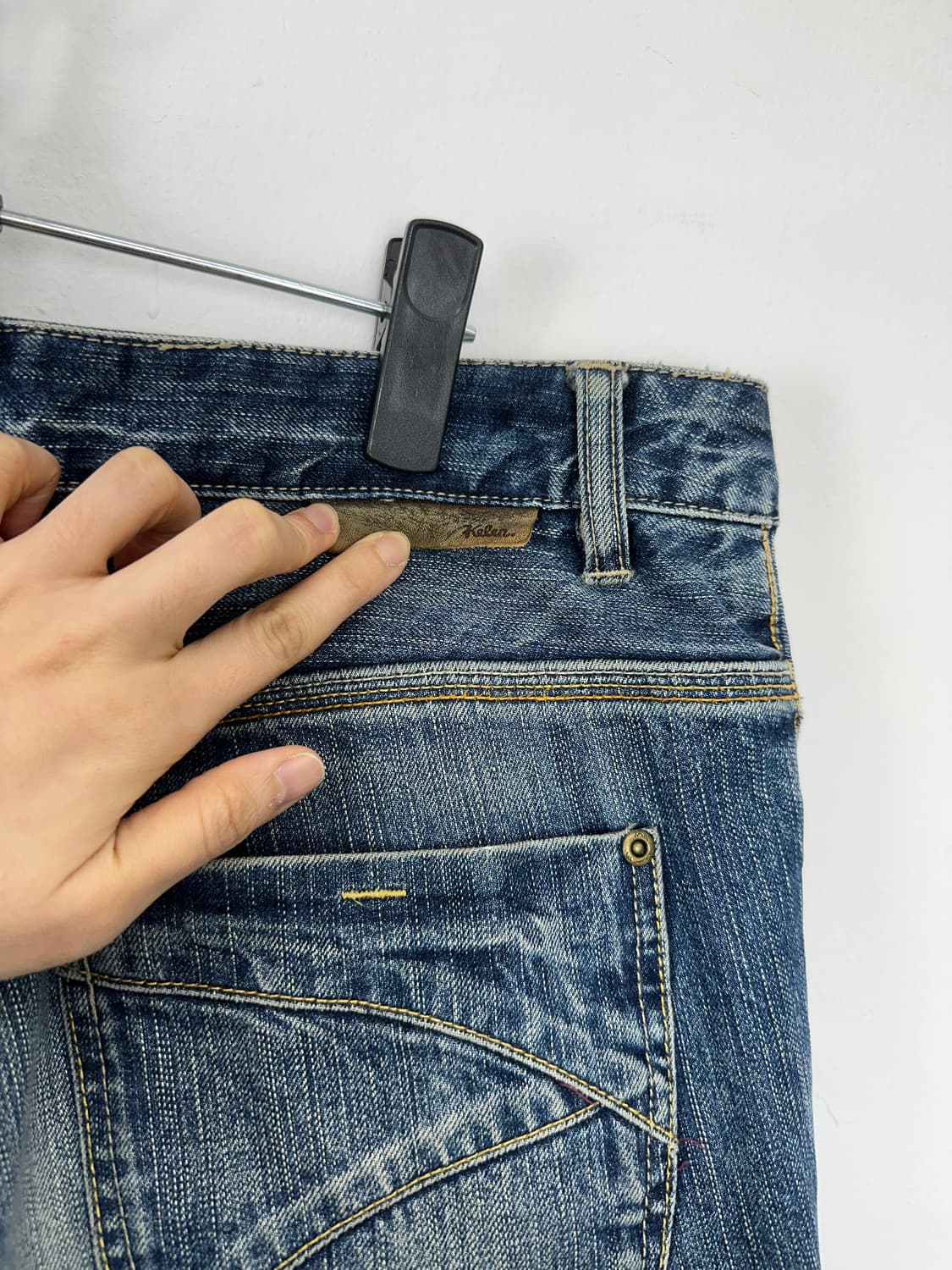 Kelen Paint-Splatter Flared Denim with L 상품이미지7