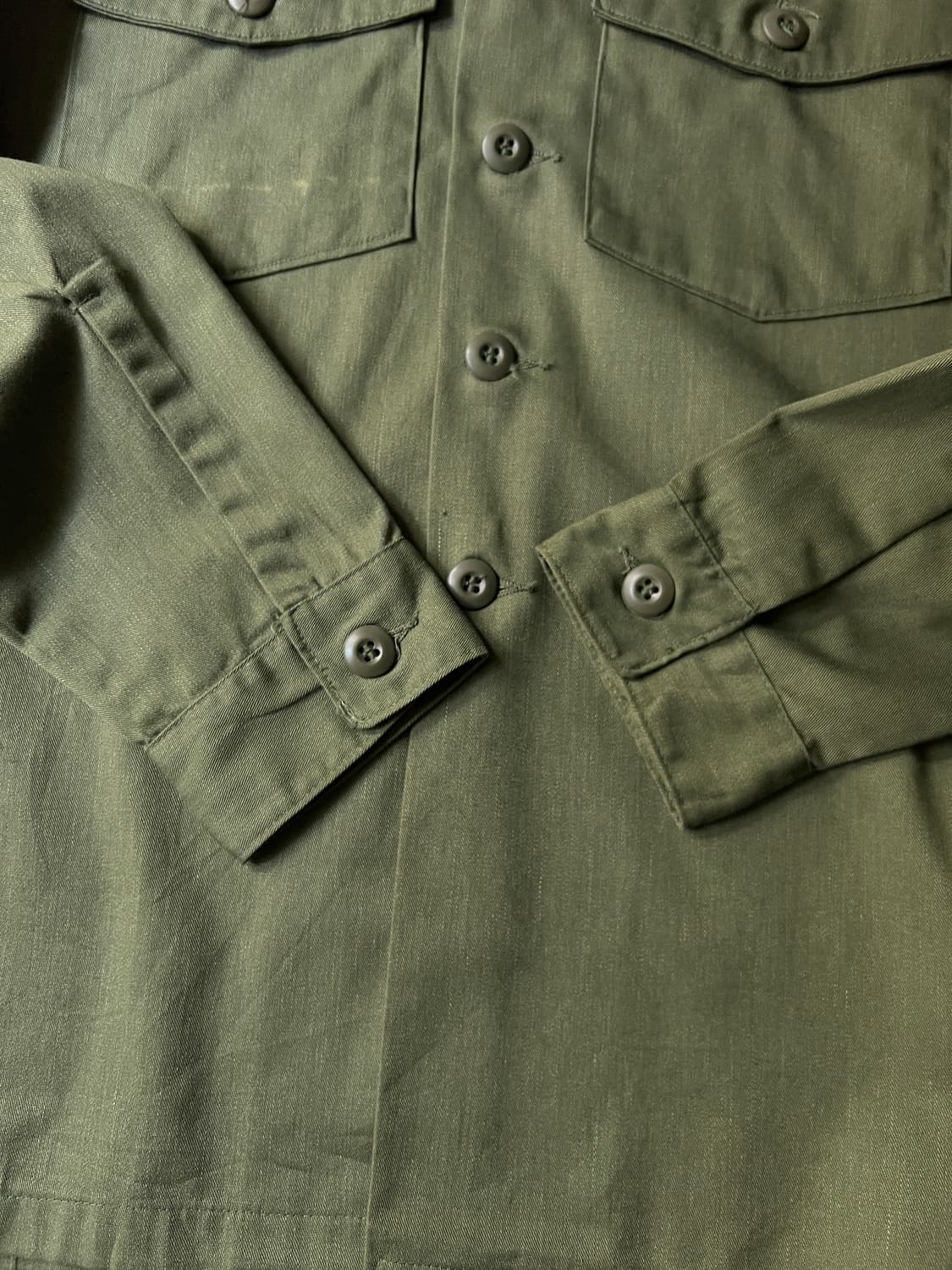 [L]70's 오리지널 U.S ARMY OG-507 셔츠 상품이미지5