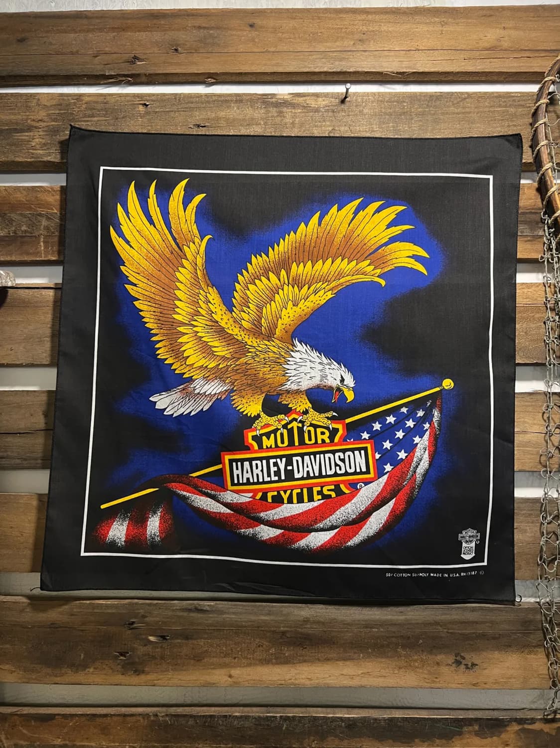 90's Made in USA 할리데이비슨 반다나 B05 상품이미지1