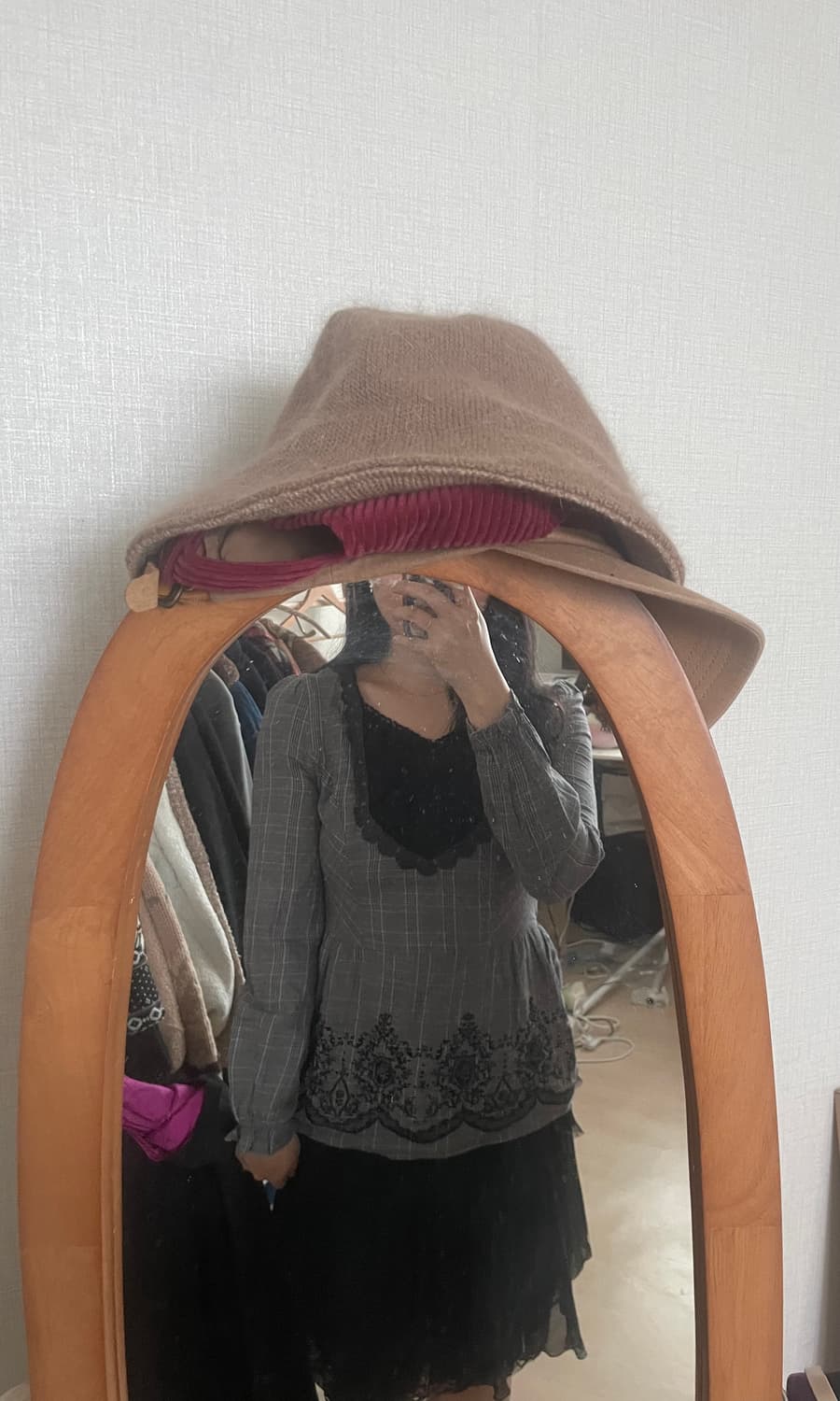 모리걸 빈티지 엑시즈팜 캐캐체 세라 블라우스 set🤍🖤🎀 상품이미지10