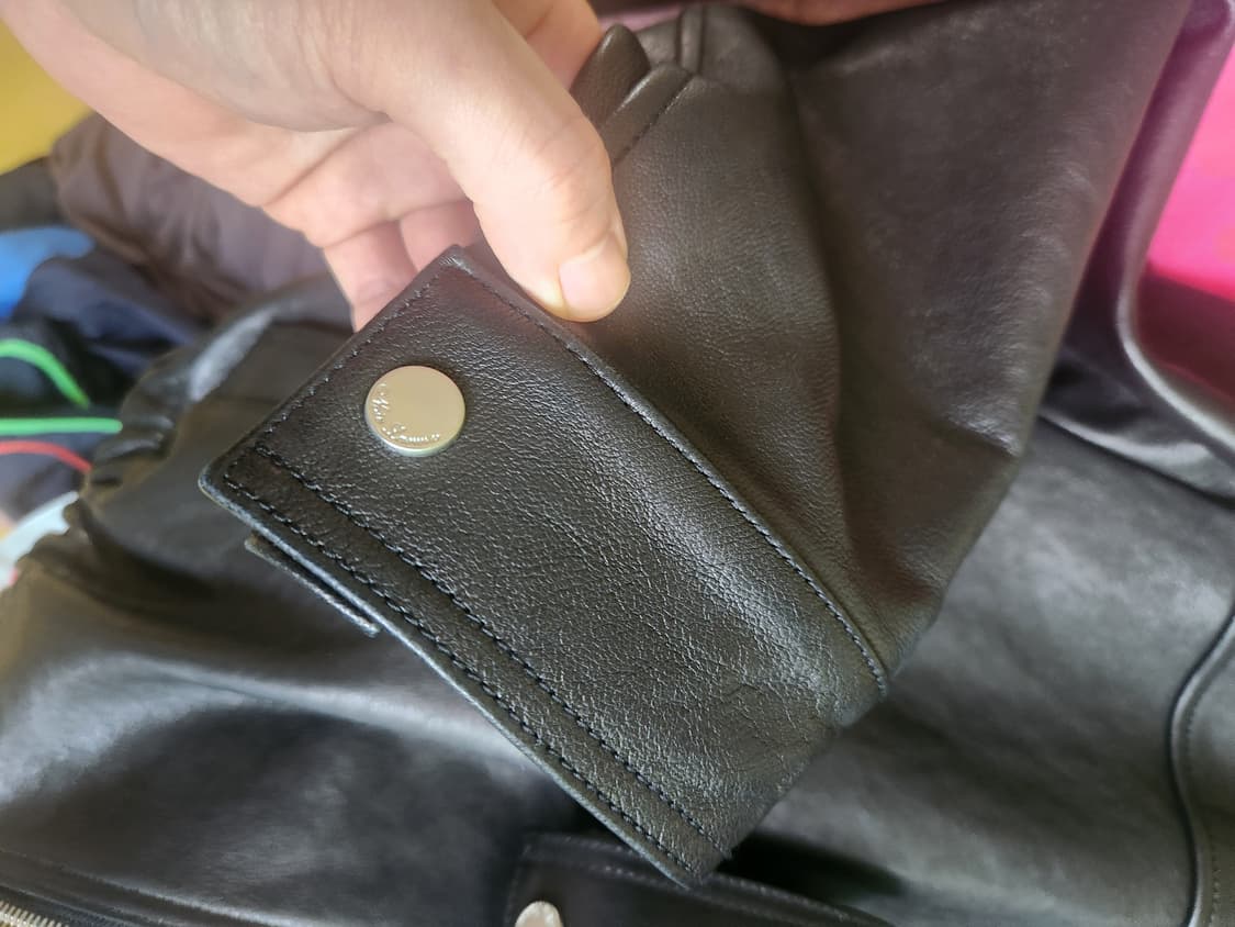 느와르라르메스 세미오버 가죽자켓 46 상품이미지3