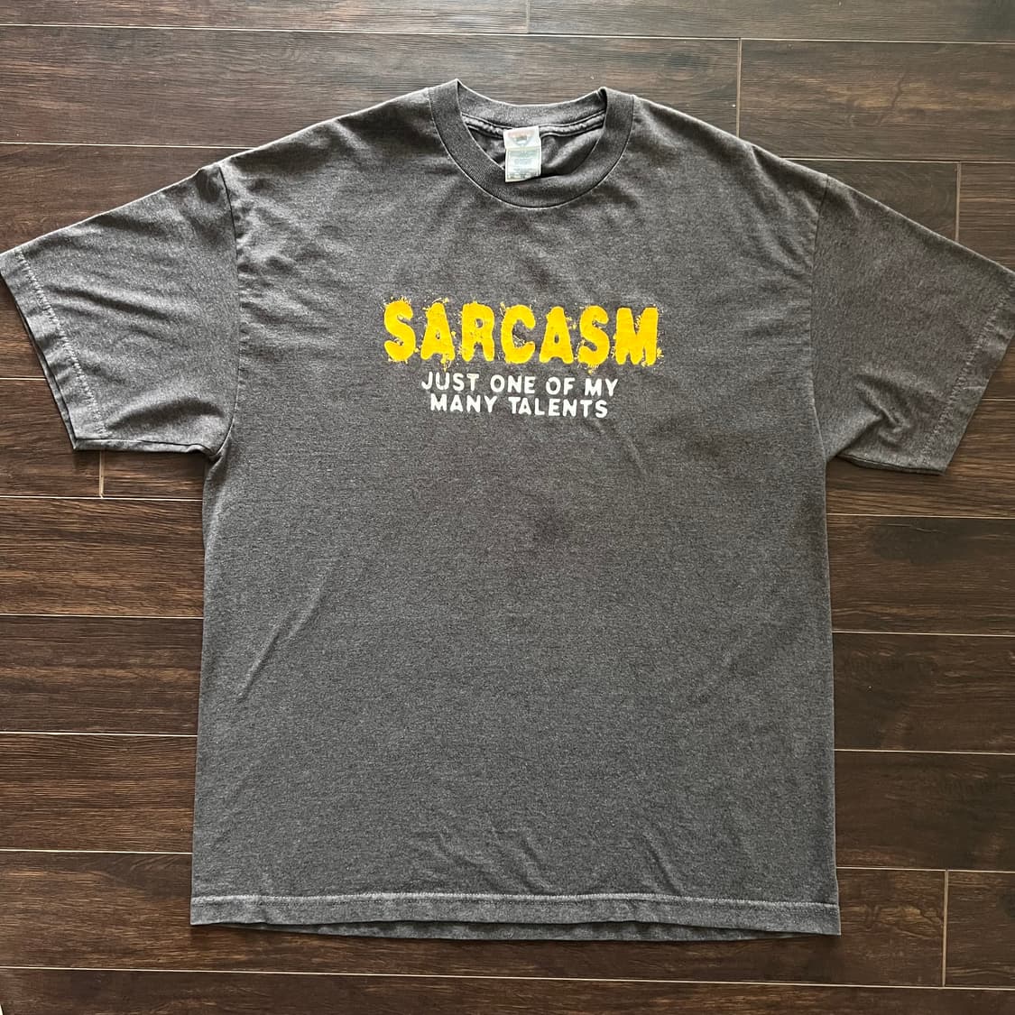 [XL] 미국 빈티지 SARCASM 티셔츠 상품이미지1