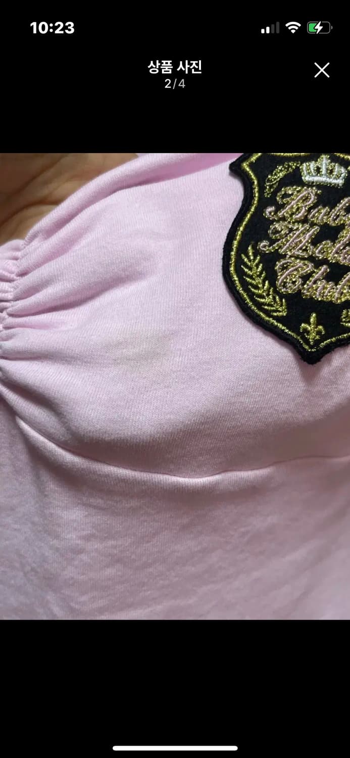 베이비메탈클럽 차미 챠미 카라 탑 티셔츠 베메클 갸루 상품이미지2