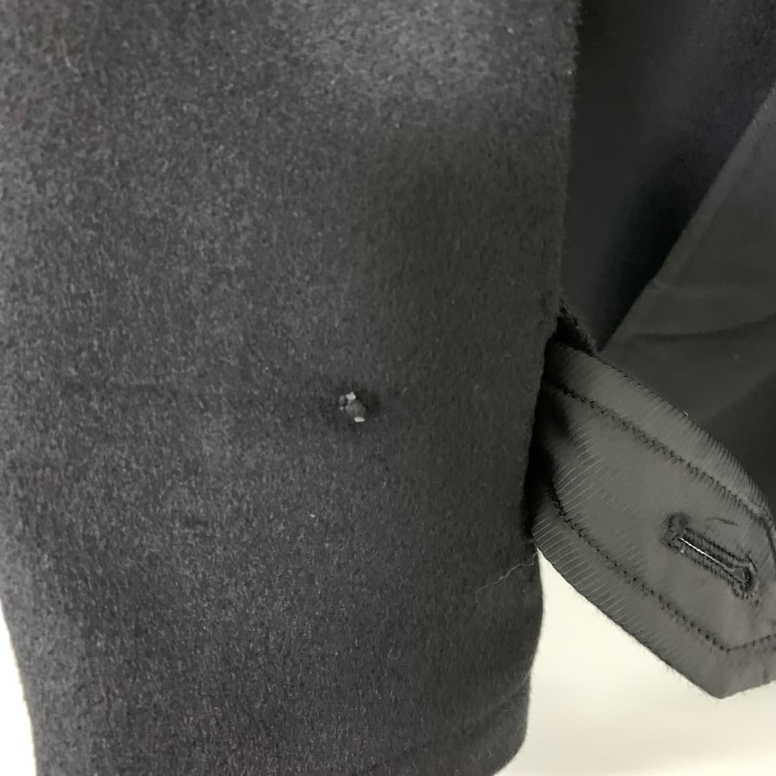 jpn 일본 빈티지 캐시미어 100% 하프 코트 블랙 M 상품이미지6