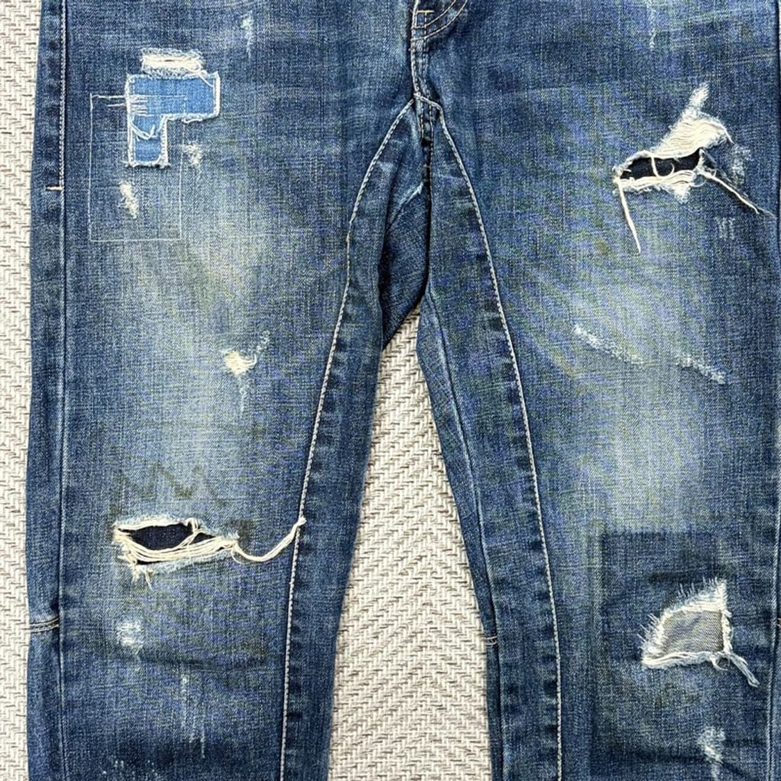 플랙 디스트로이드 데님팬츠 v2990  상품이미지6