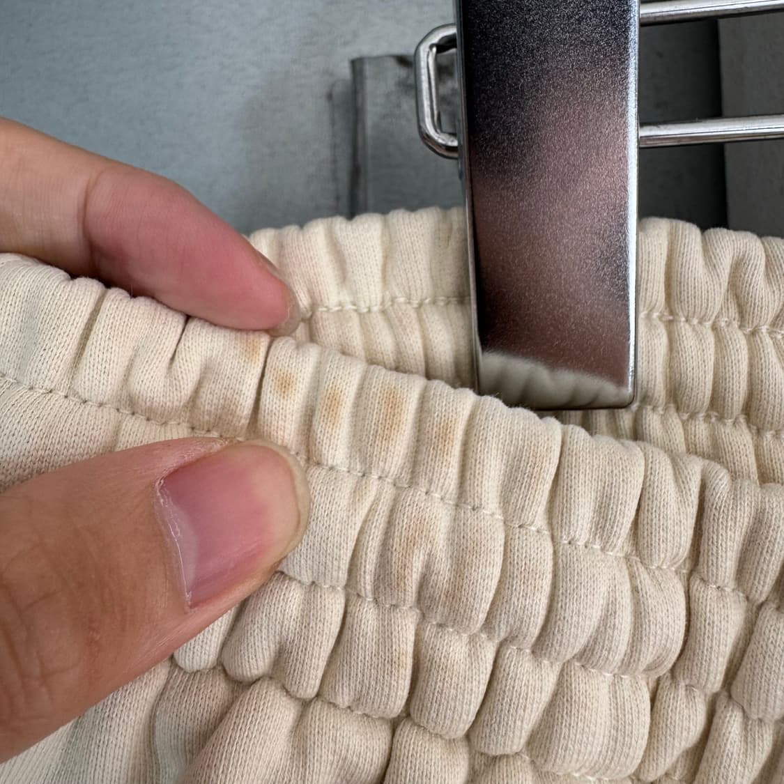 발렌시아가 워드롭 유니핏 웨이브 로고 스웻 숏팬츠 상품이미지4