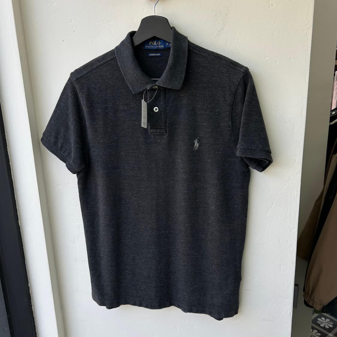 16714 - 폴로 랄프로렌 차콜 반팔 카라티 상품이미지2