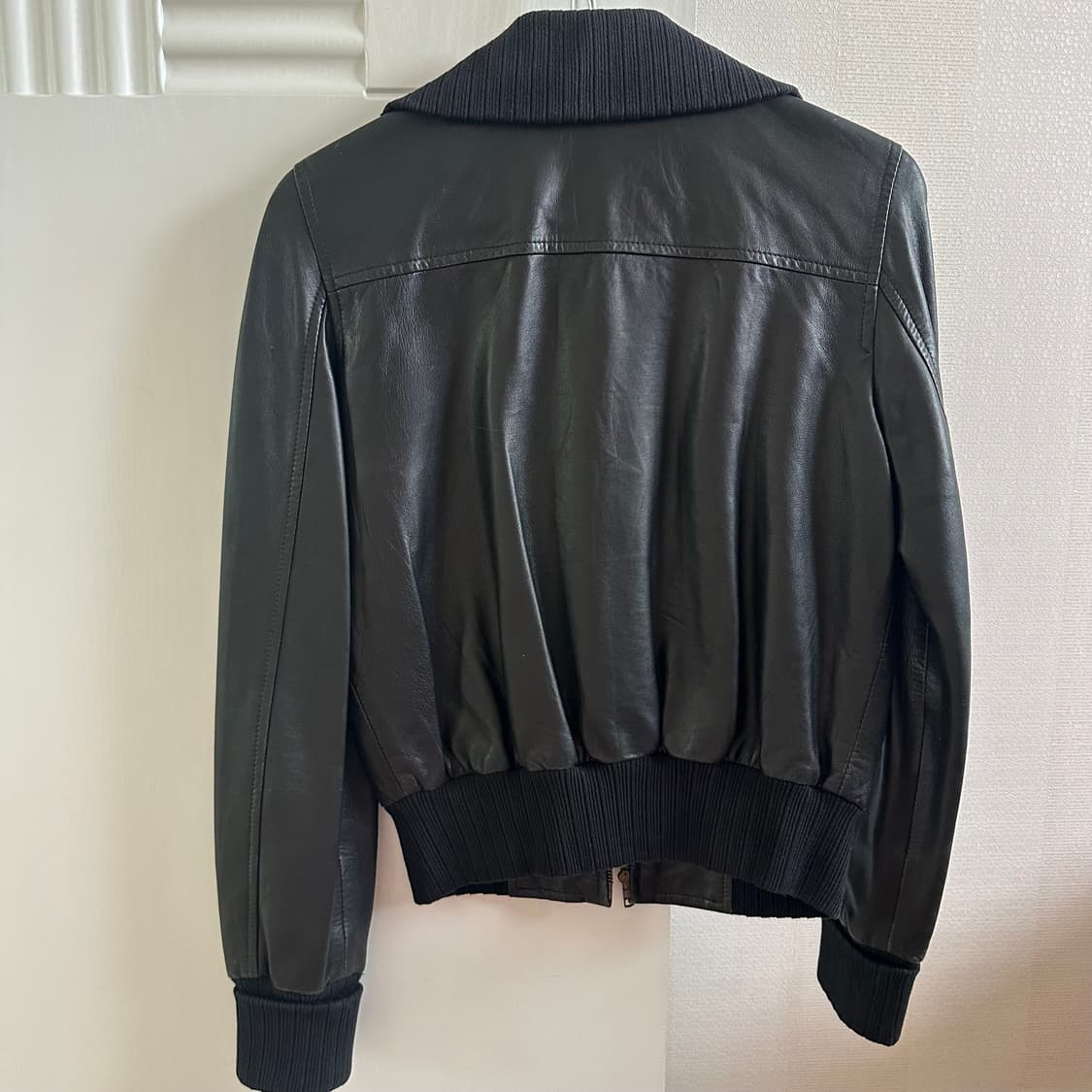 빈티지 갭 레더 자켓 shop502 큐빈티지 와이즈걸 릿킴 블랙업 상품이미지5