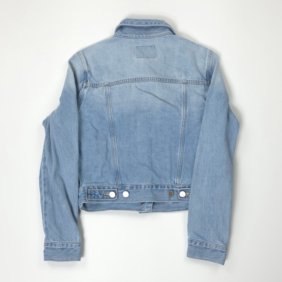 마리떼프랑소와저버 코튼 크롭 데님자켓 연청-중청 (S) 상품이미지2