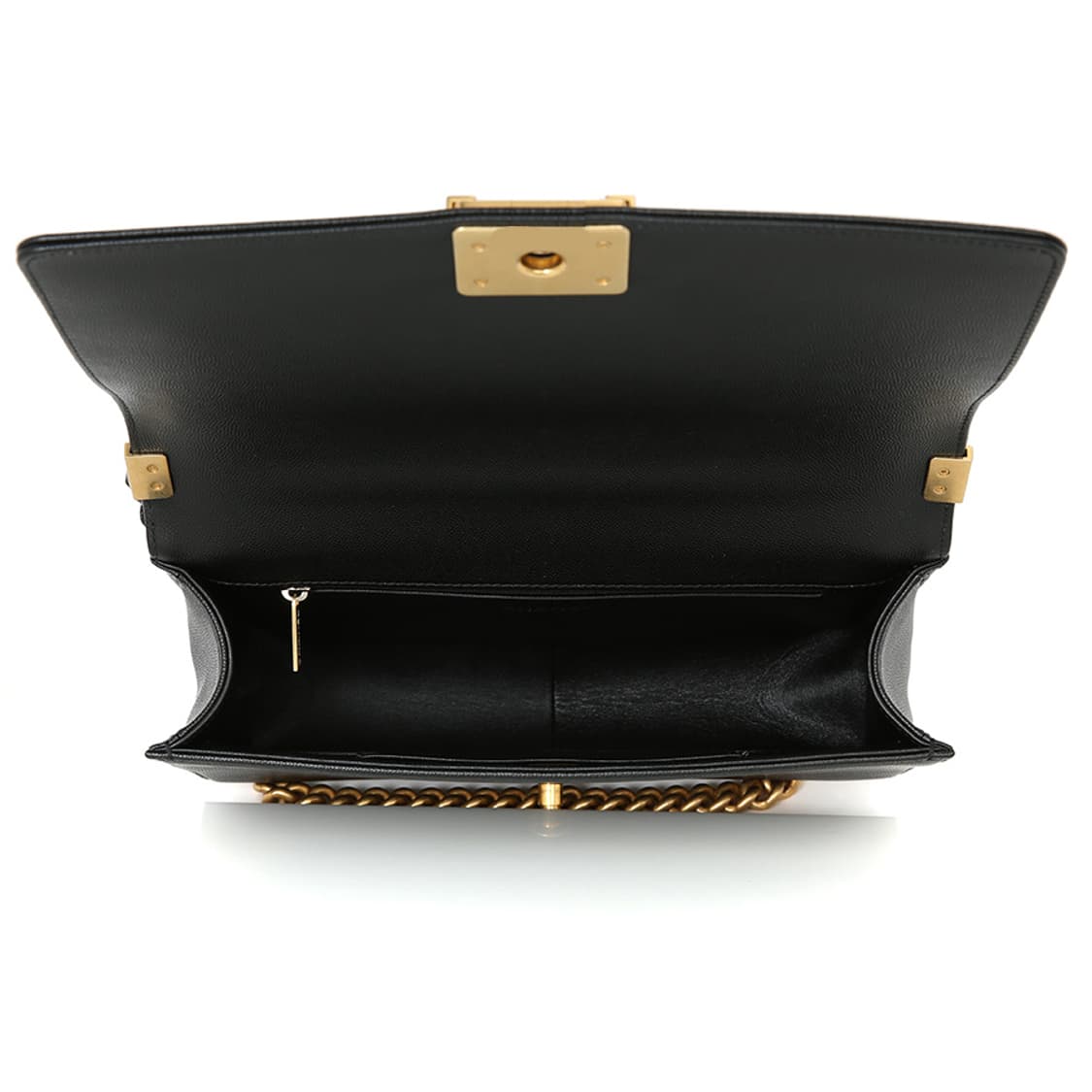 샤넬 보이 샤넬 라지 플랩 체인백 보이백 블랙 골드 A92193 상품이미지10