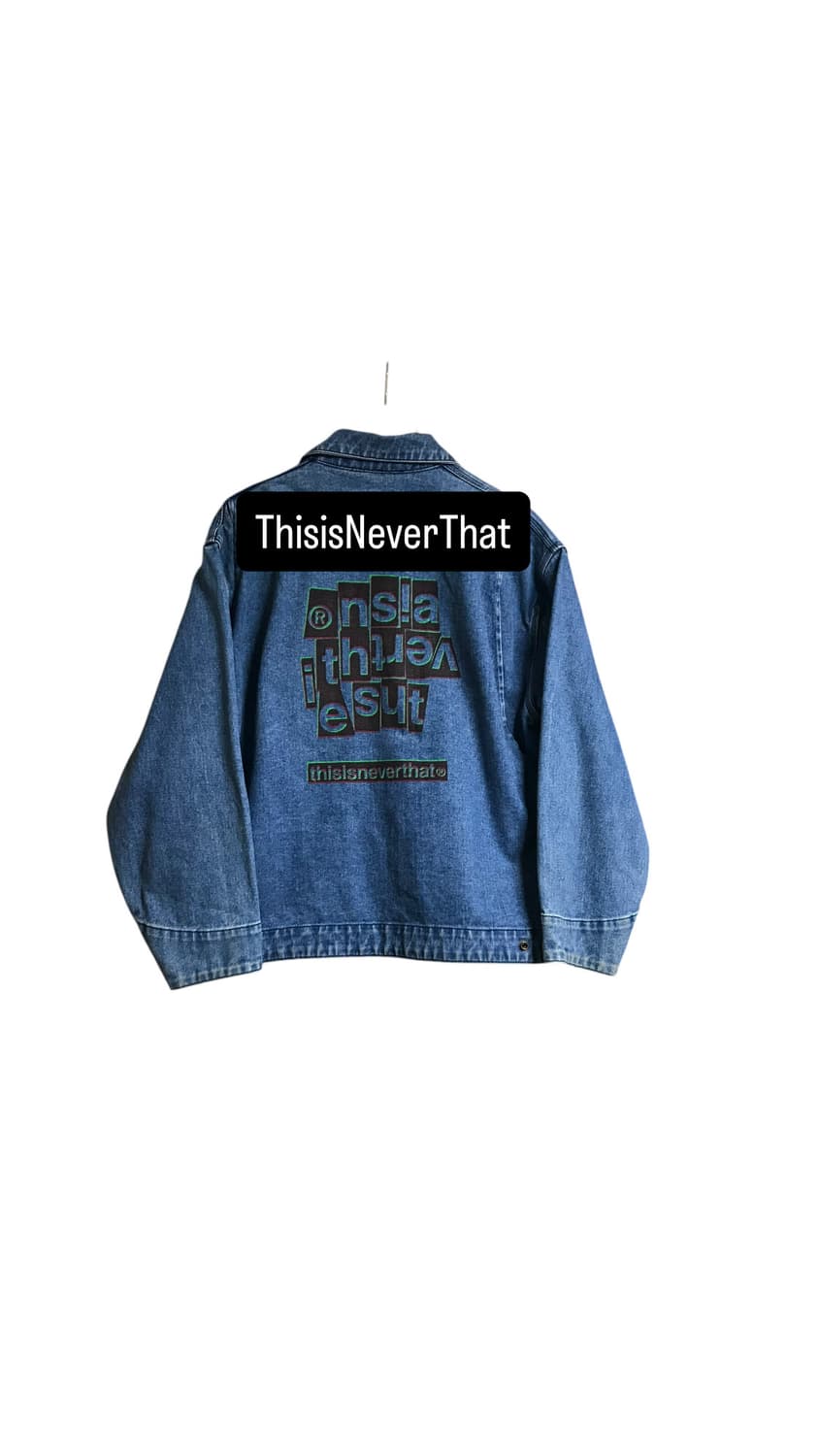 디스이즈네버댓 청 데님 블루종 자켓 상품이미지1