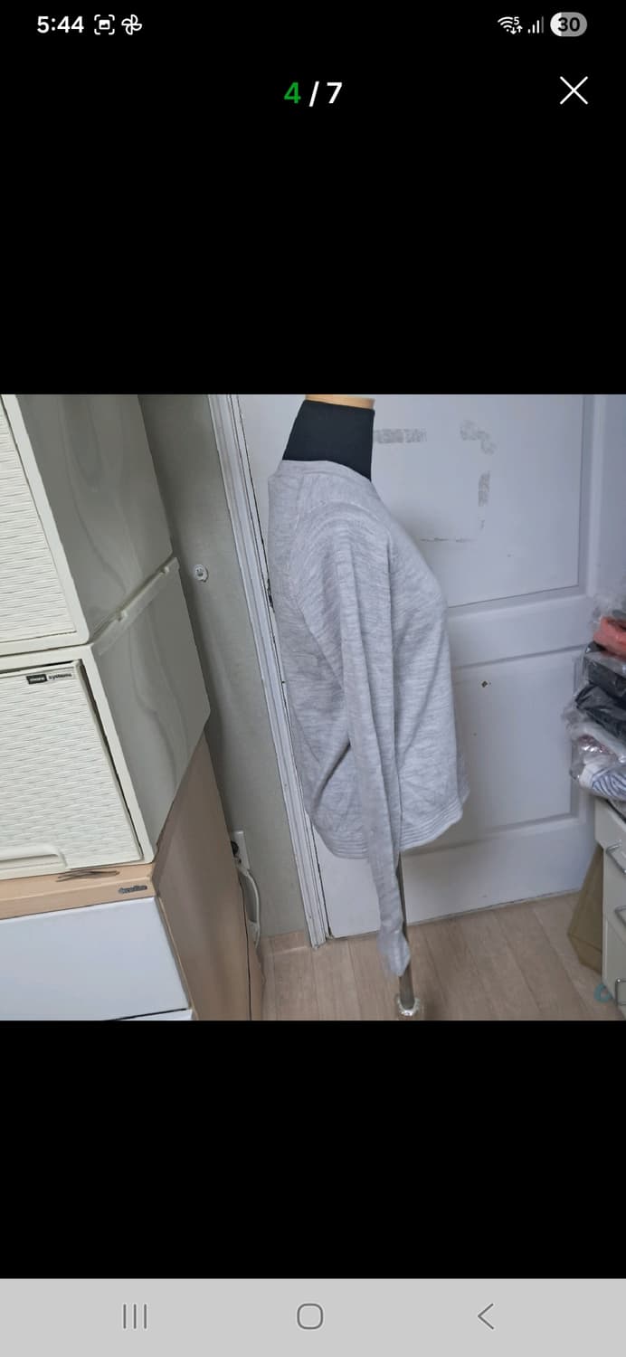 클럽모나코 그레이 봄 니트 55(얇은 울 소재) 상품이미지4