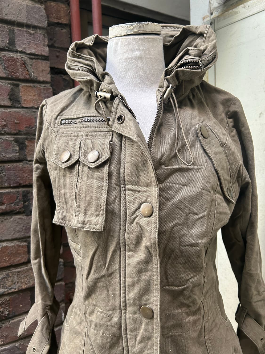 rare design 2000s Jpn vtg 그런지 멀티포켓 야상자켓 상품이미지2