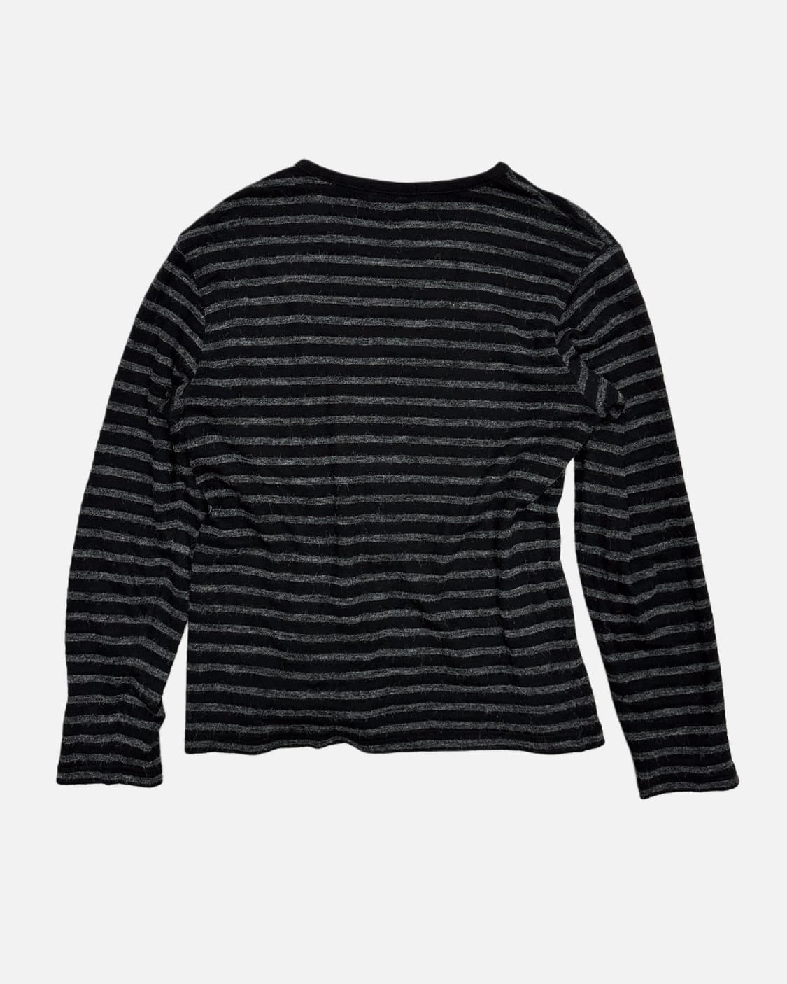 NETA BENE hairy stripe layered set knit 상품이미지4