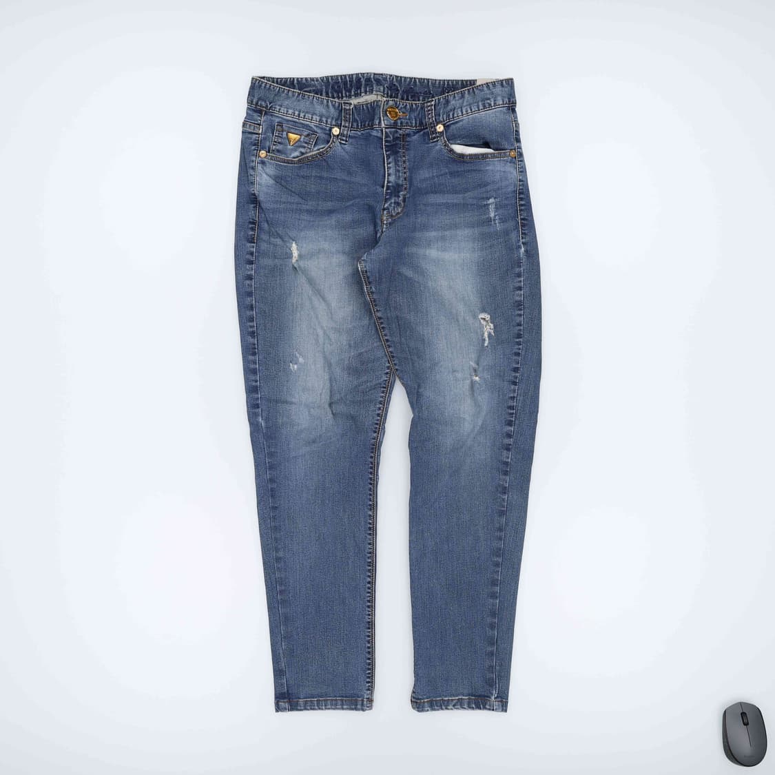 [32] 게스 진청 데님 팬츠 바지 1211J1 상품이미지1