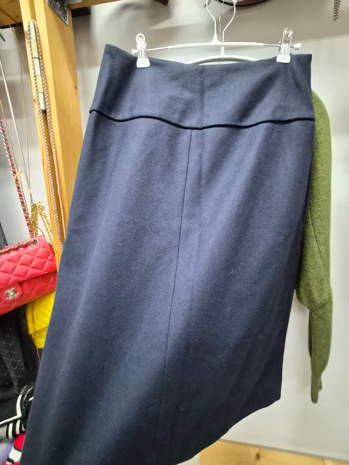 zucca 앙고라 캐시울 나그랑롱니트. 코스울 랩스커트 상품이미지9